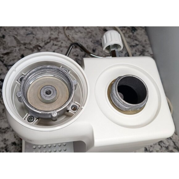 Krups White Espresso Mini 963 Cappuccino Maker Frother Machine With Accessories - Picture 14 of 16